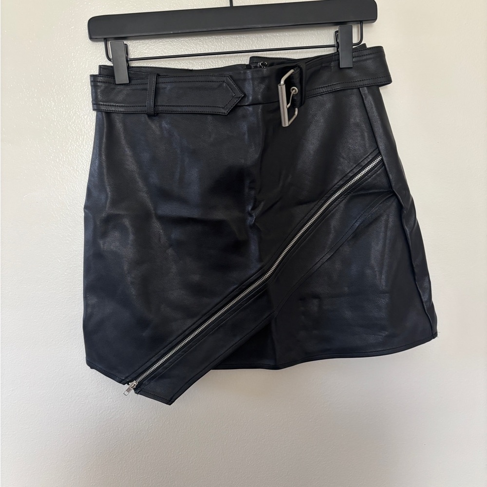 Leather Mini Skirt